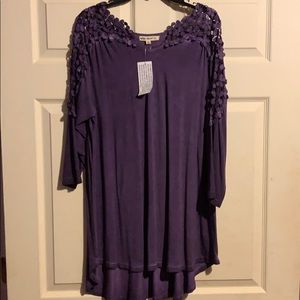 Indigo Thread Purple Top XL